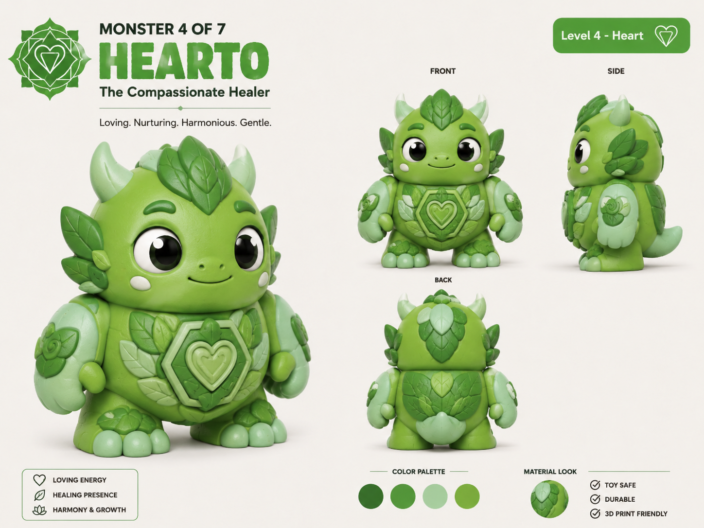 Green Heart Monster